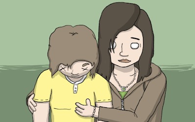 Animus storyboard, panel 1
