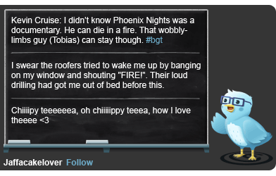 Carl's Twitter update box